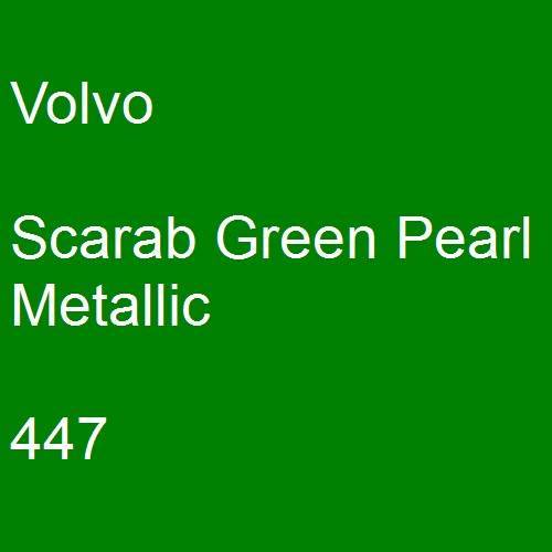 Volvo, Scarab Green Pearl Metallic, 447.